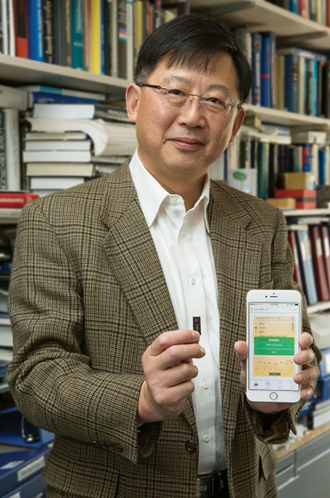 Mind-ChouNew.jpg “In developing countries, there often isn’t good access to medical testing, but everyone has a cellphone,” Stephen Chou says.