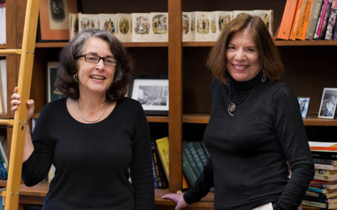 Marriage story lines can camouflage darker themes in 19th-century fiction, Maria DiBattista, right, and Deborah Nord say.