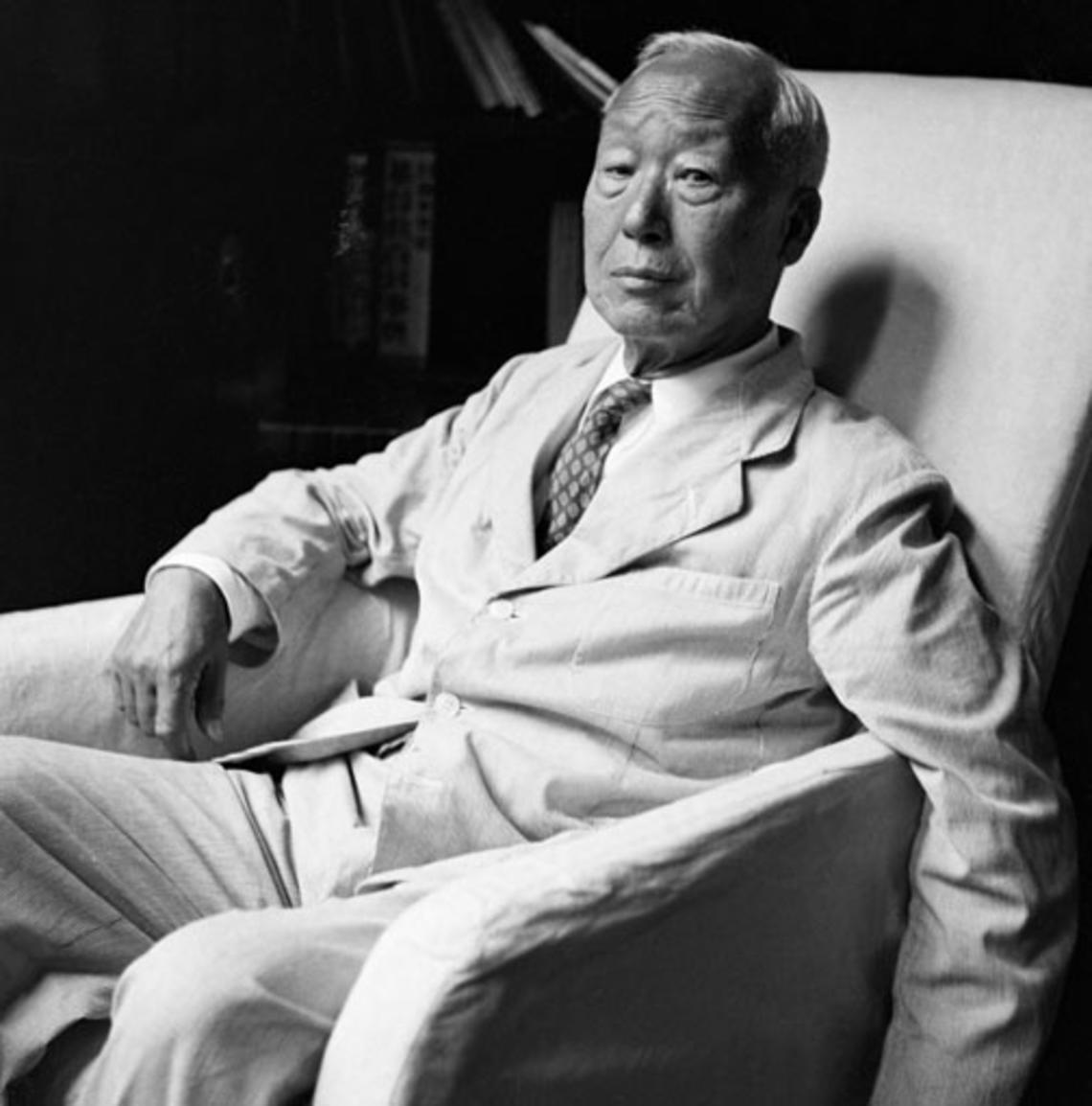 Syngman Rhee 1910 in a 1950 photo.