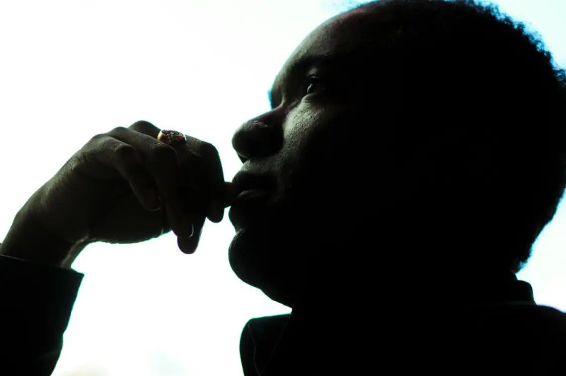Silhouette of author Damon Young