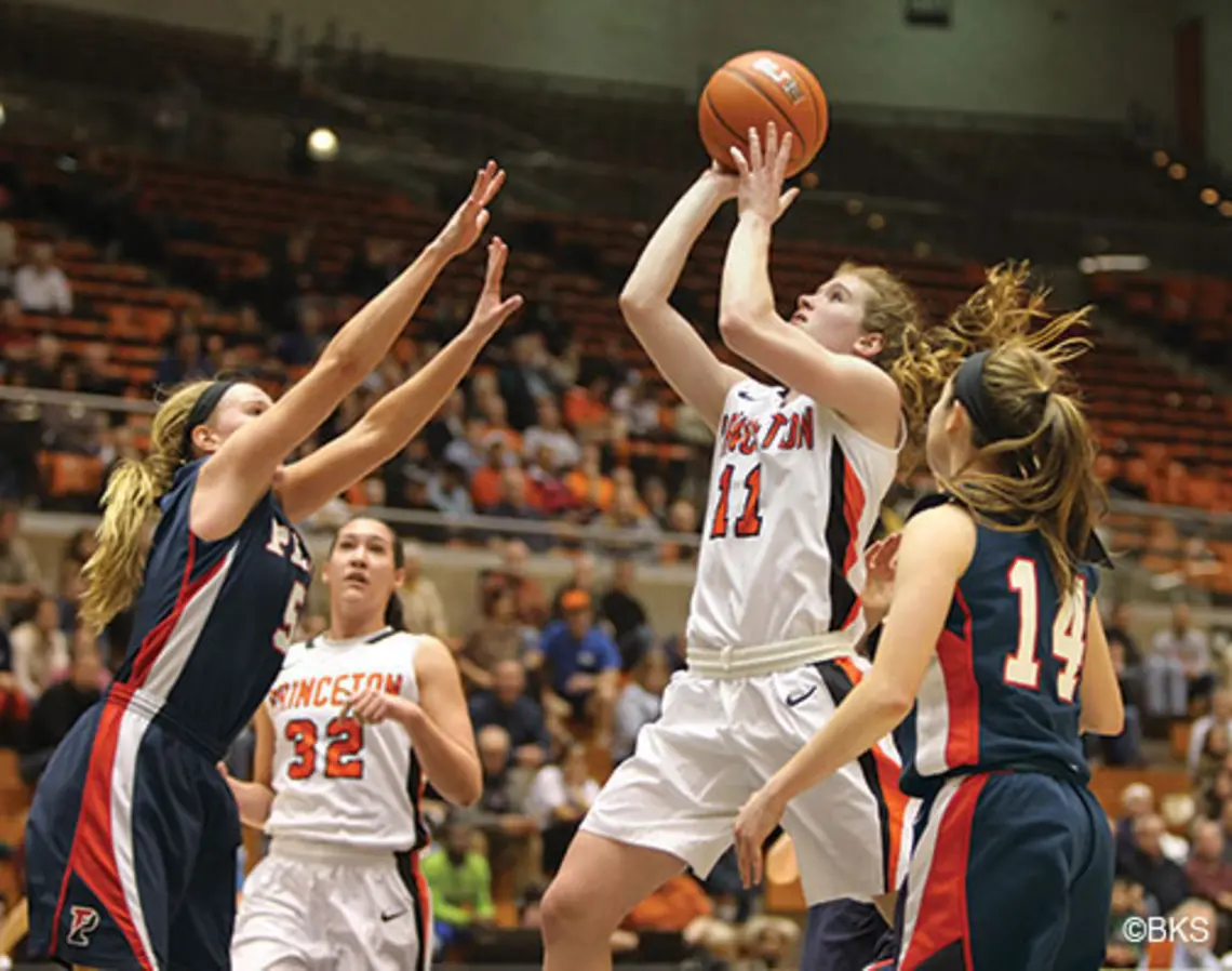OTC-SPpoint225new.jpg Blake Dietrick ’15 led Princeton with 14 points against Penn.