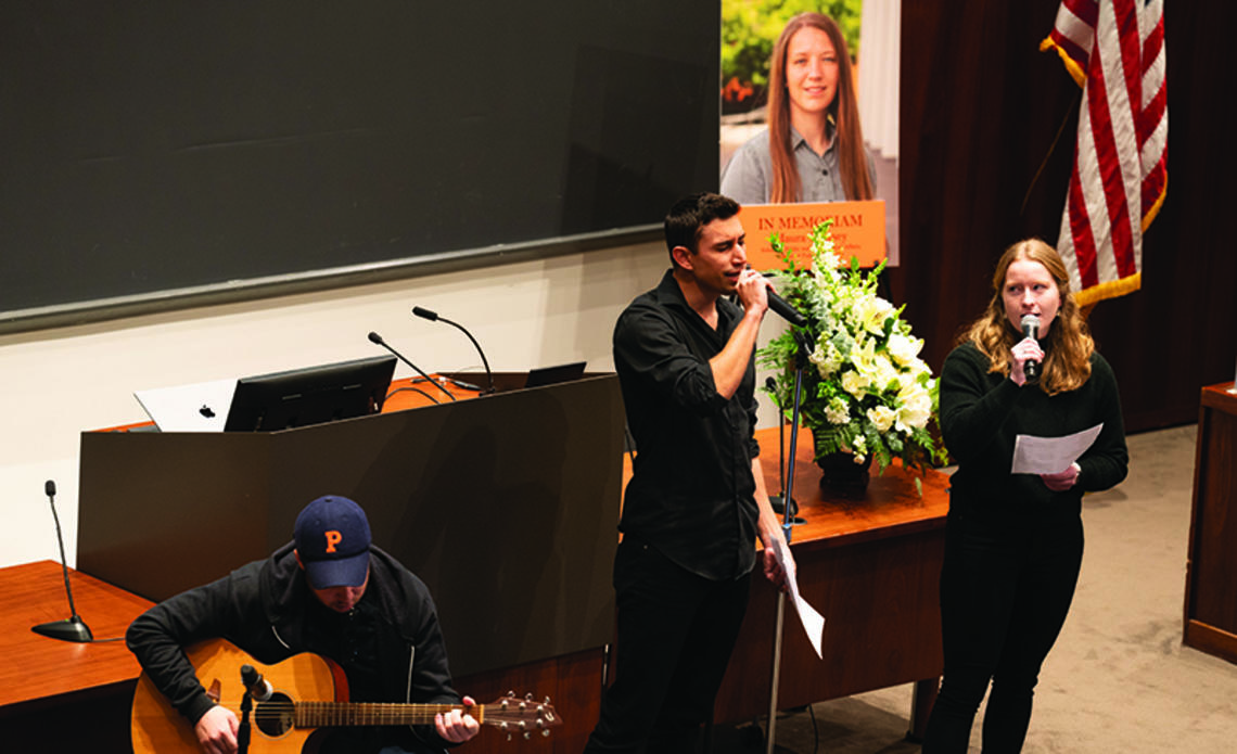 Memorial service for Maura Coursey.