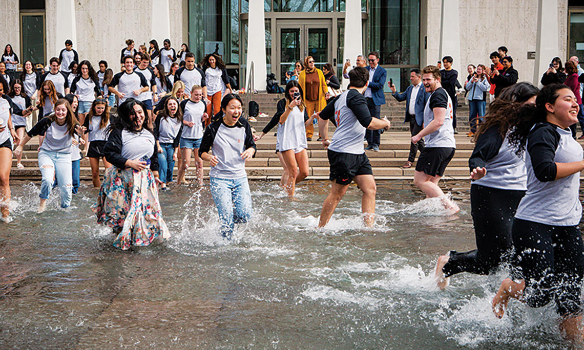 Fountain run