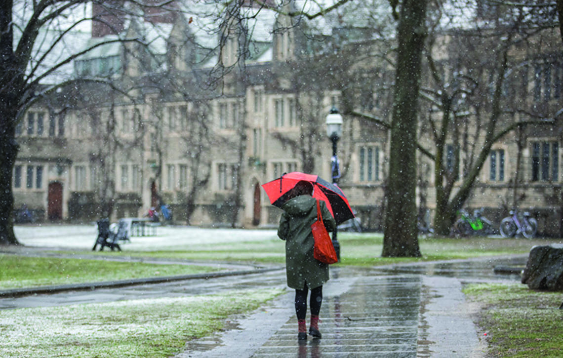 Rainy campus