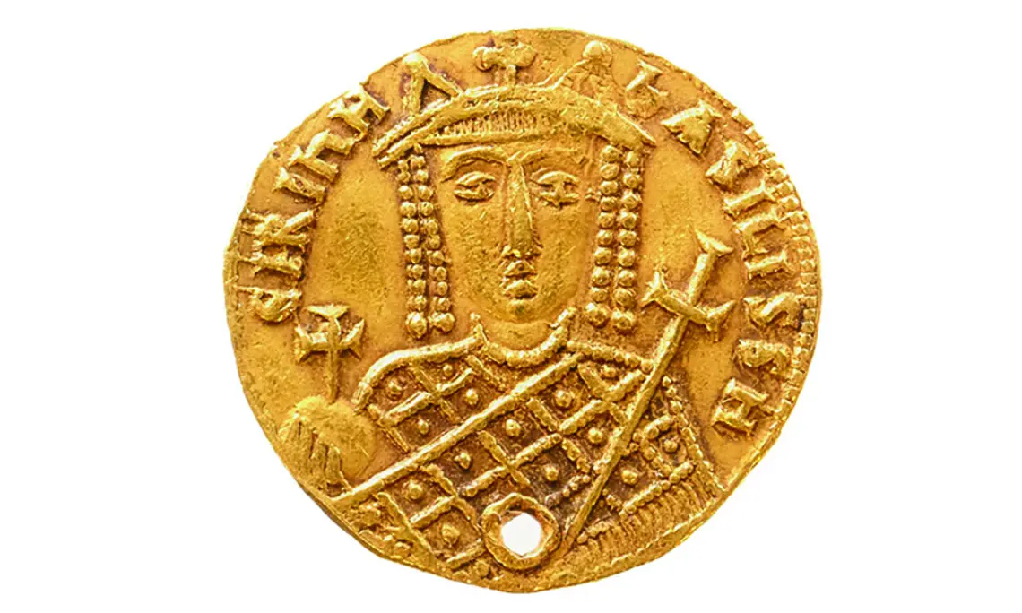 A byzantine coin