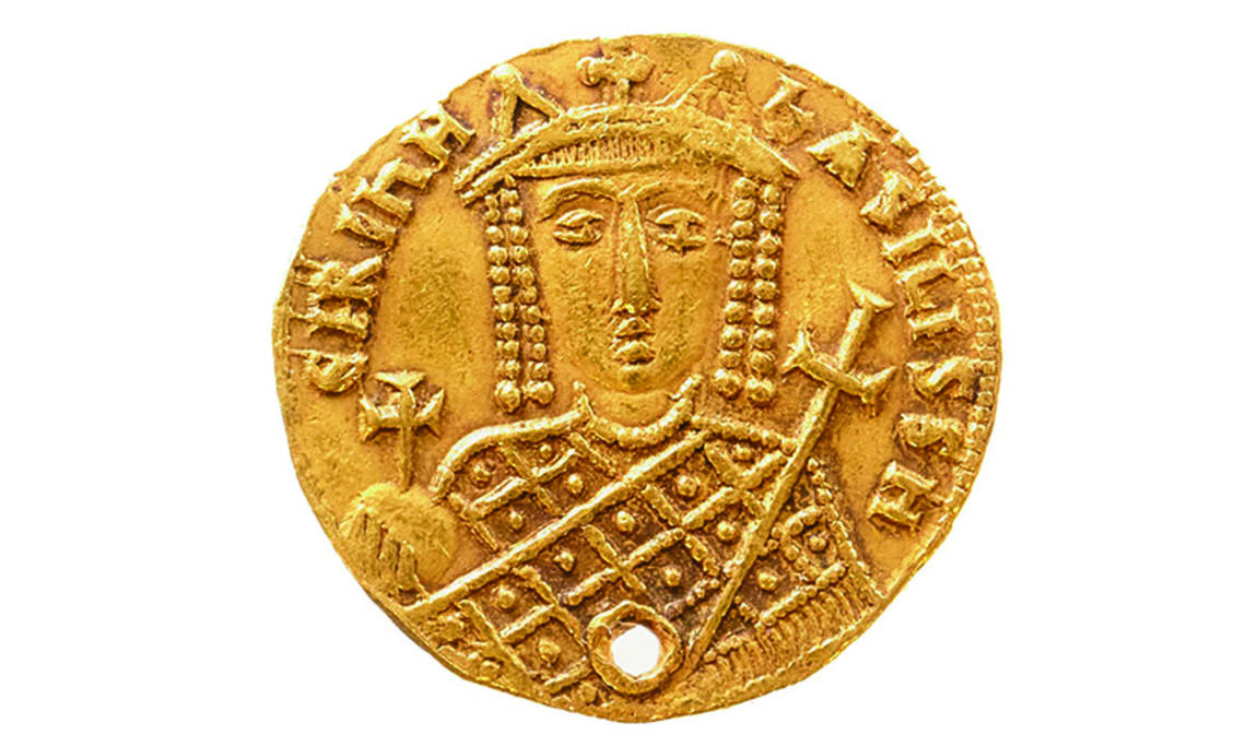 A byzantine coin