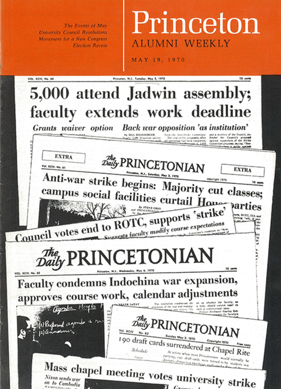 Covering the Strike: Daily Princetonian Staffers Recall the Headline-Filled Days of May 1970