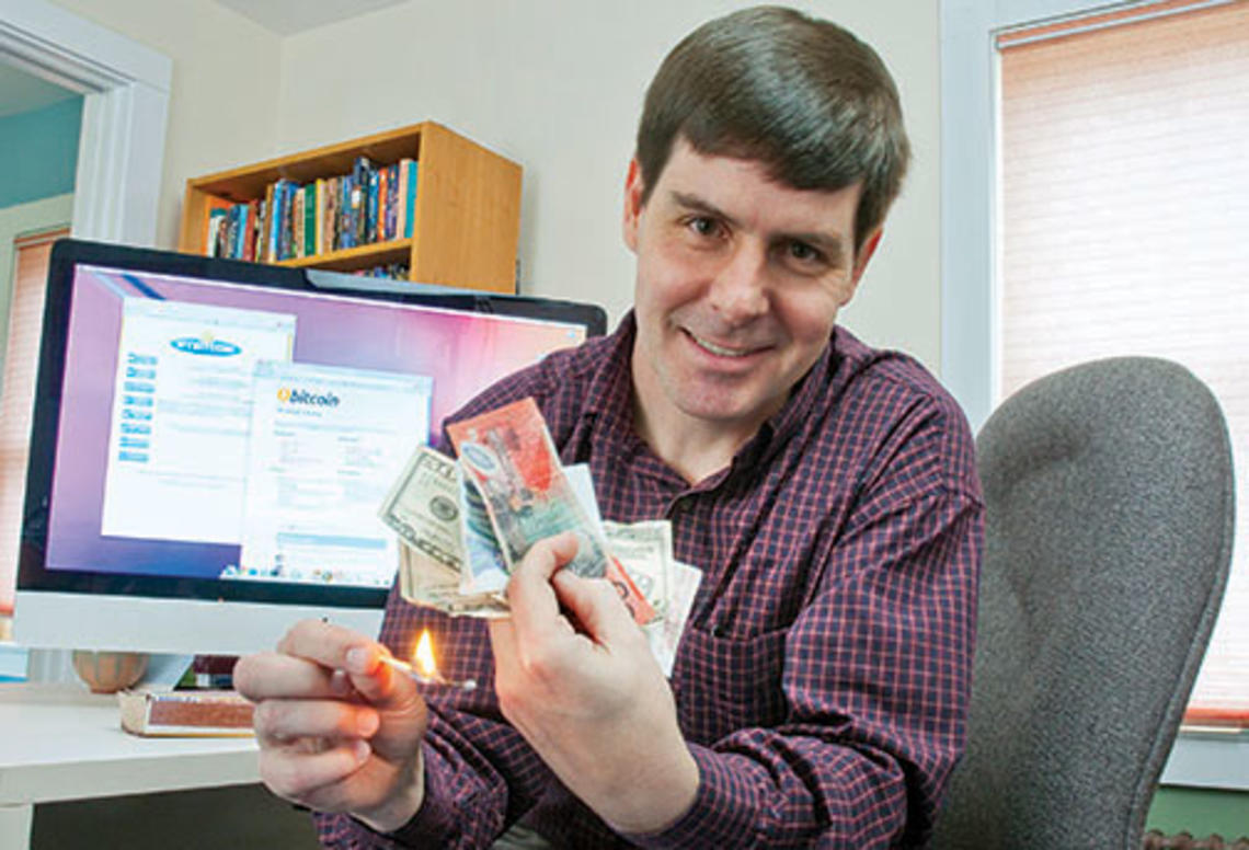 Gavin Andresen ’88 is working to make Bitcoin more efficient and secure. 