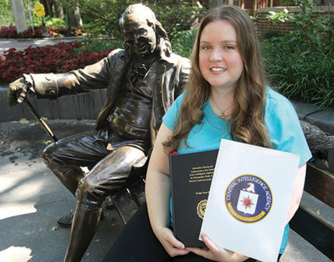 Bridget Rose Nolan ’02 worked as an analyst for the CIA.