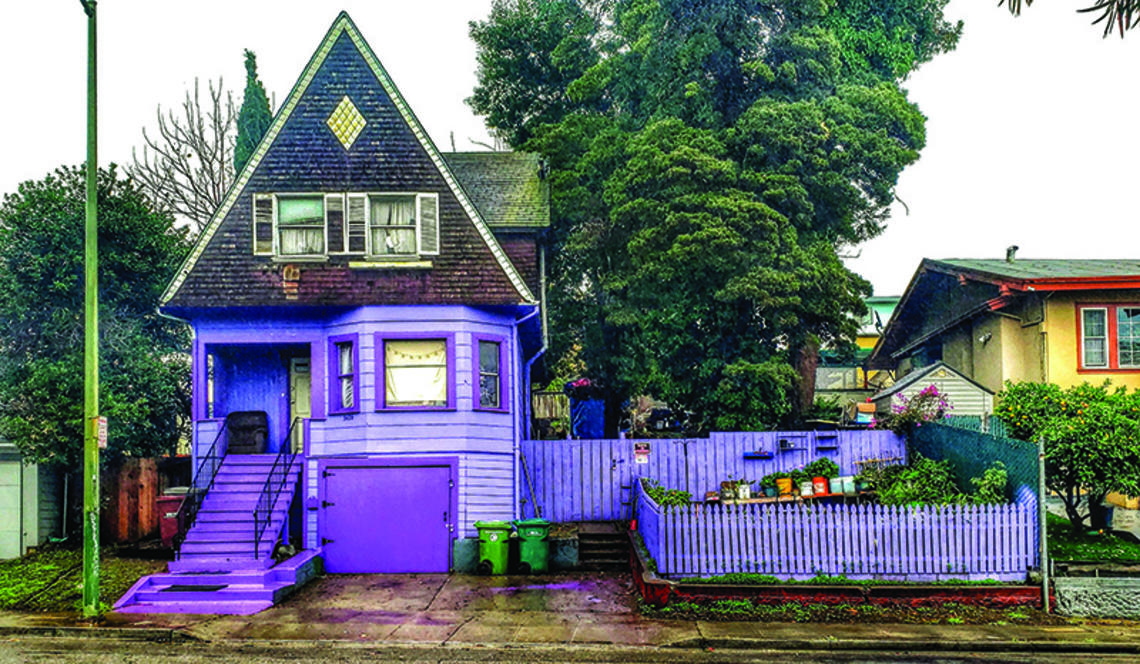 PRINCE_Photo Essay_Purple House.jpg Purple house in Oakland, CA.
