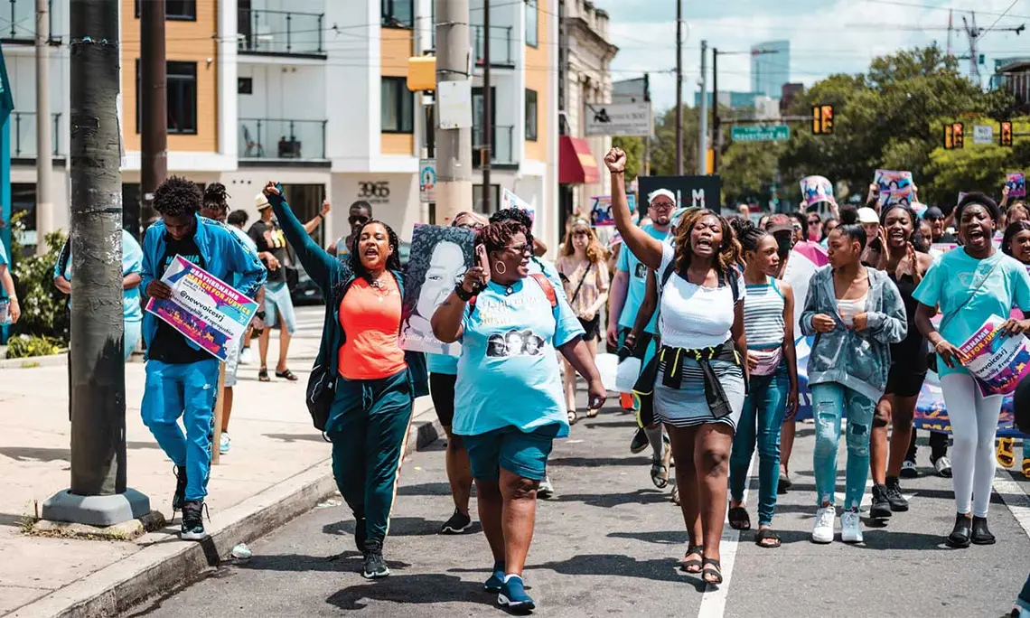Members of New Voices for Reproductive Justice
