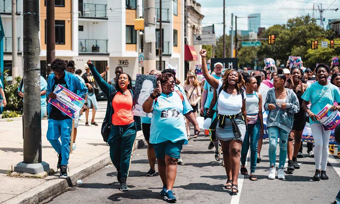 Members of New Voices for Reproductive Justice