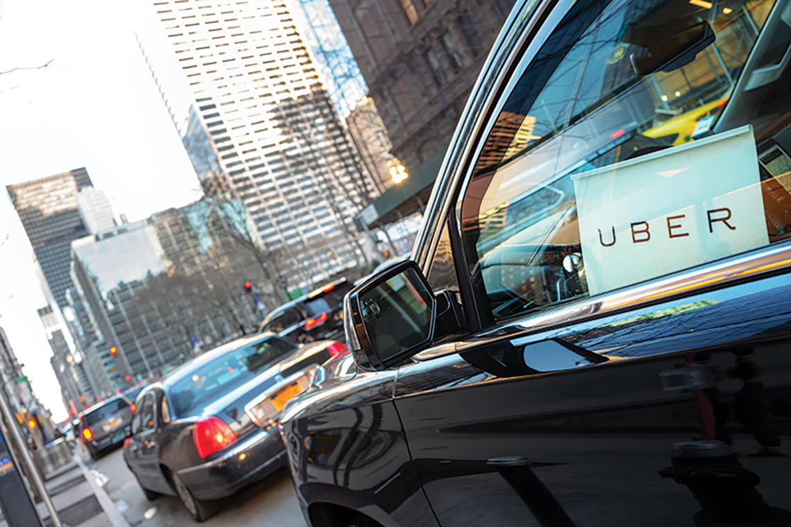 Uber car