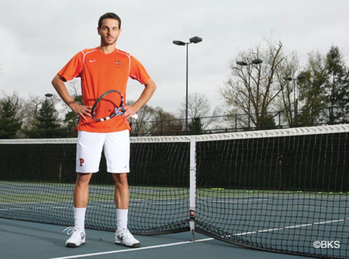 On arriving at Princeton, Matija Pecotic '13 hoped to work his way into the tennis team's lineup. He now is one of the top players in the country.