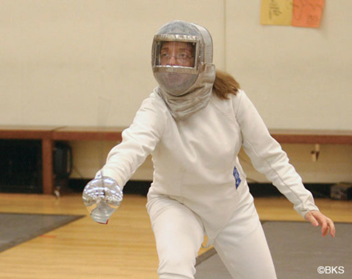 SP-shortsStone.jpg Eliza Stone ’13, a national champion in saber