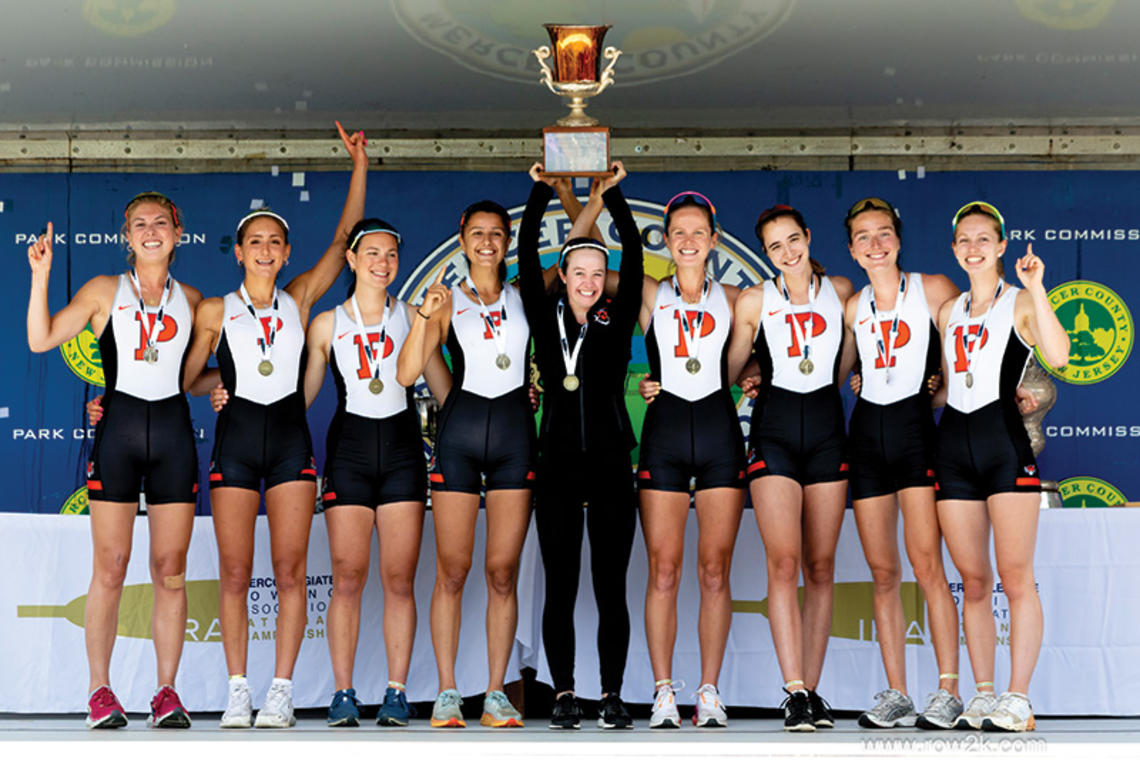The Princeton women’s lightweight varsity eight