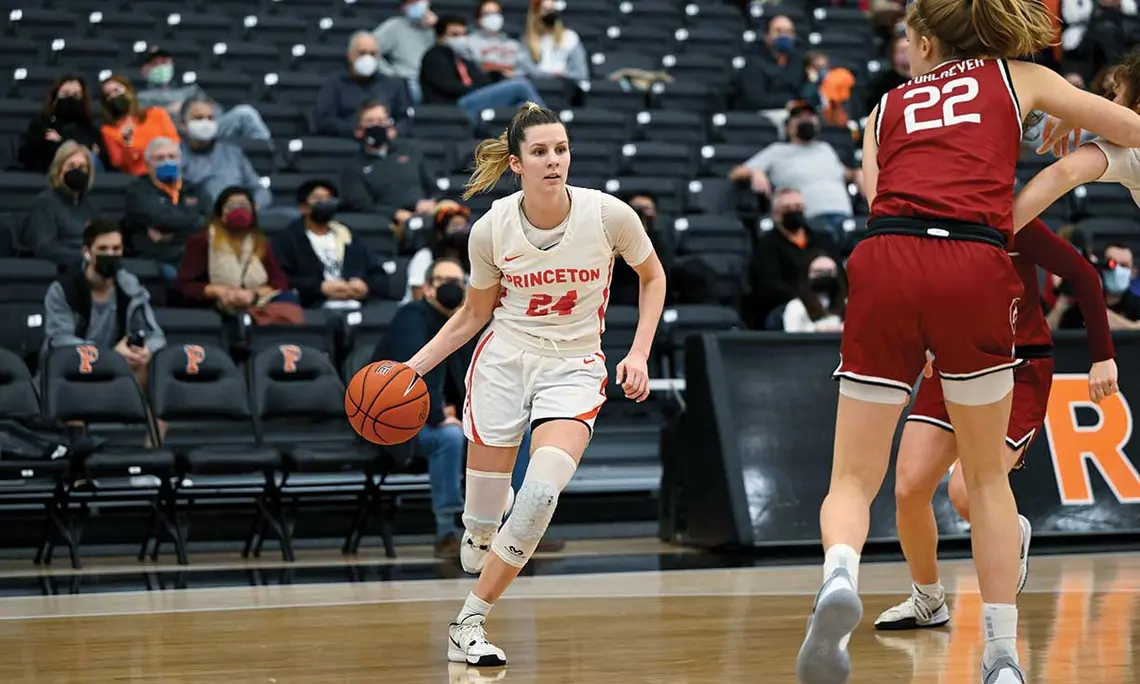 SPORTS_Julia_Cunningham_Harvard.jpg Julia Cunningham ’23 is one of four starters returning for the nationally ranked Tigers