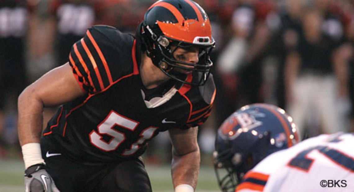 Linebacker Steve Cody ’12