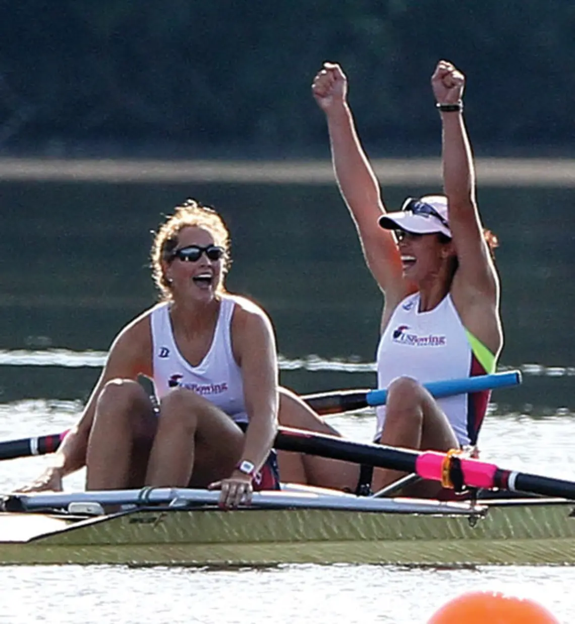 SP_ExtraPoint_0.jpg When Sara Hendershot ’10 (at right, celebrating her win at the Olympic trials in June with Sarah Zelenka) competed at the Olympics, her Connecticut hometown rallied behind her in a big way.