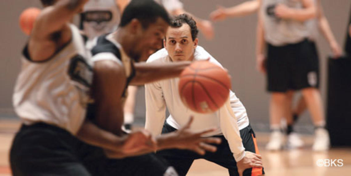 SP_Henderson033.jpg Mitch Henderson ’98 was an assistant at Northwestern for 11 seasons before returning to Princeton.