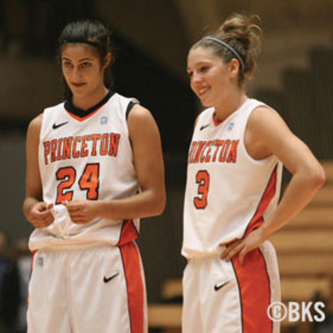 Niveen Rasheed ’13, left, and Lauren Polansky ’13 hope to lead their team to its third straight Ivy League title.