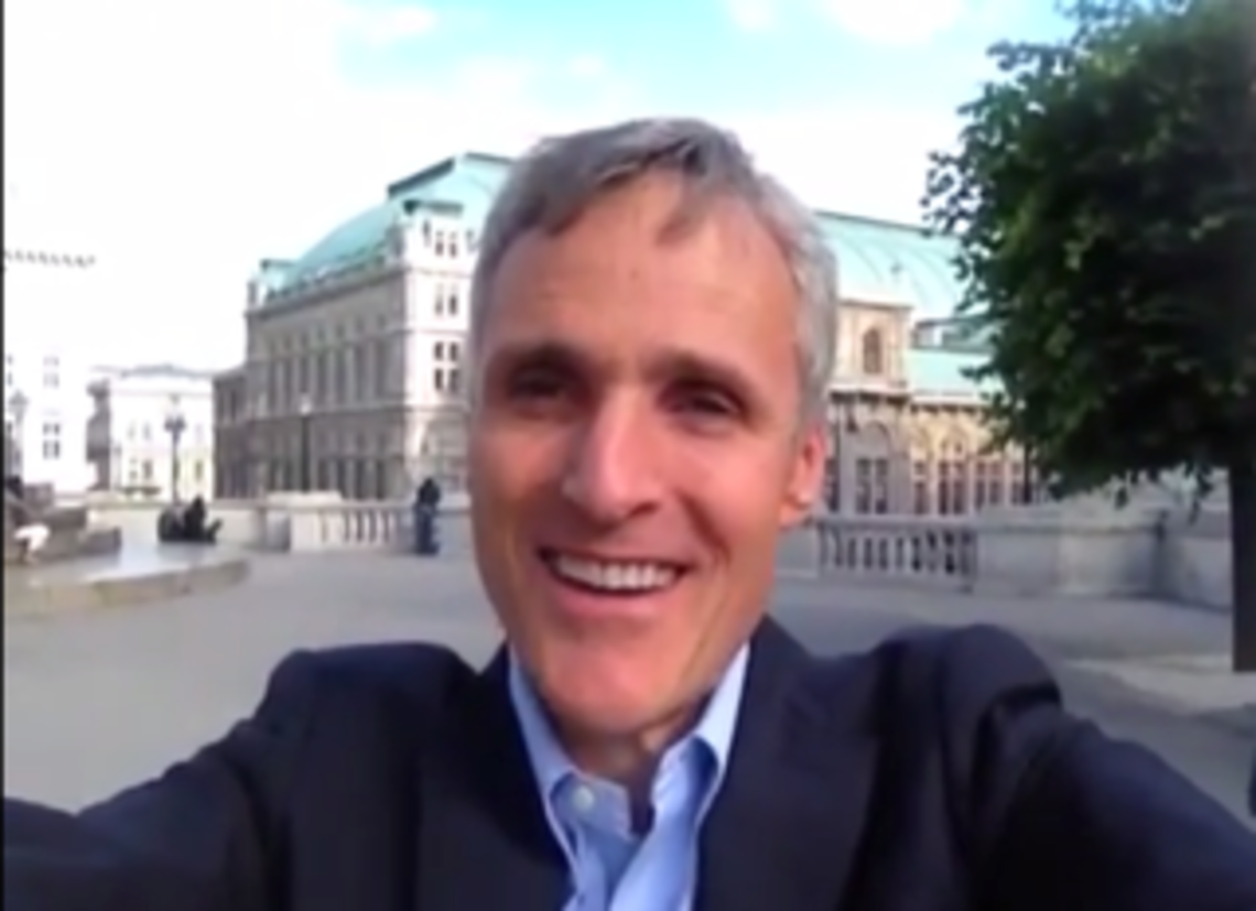 A screen shot from one of Rick Hamlin â77âs #60SongsIn60Days videos. (Courtesy Rick Hamlin)