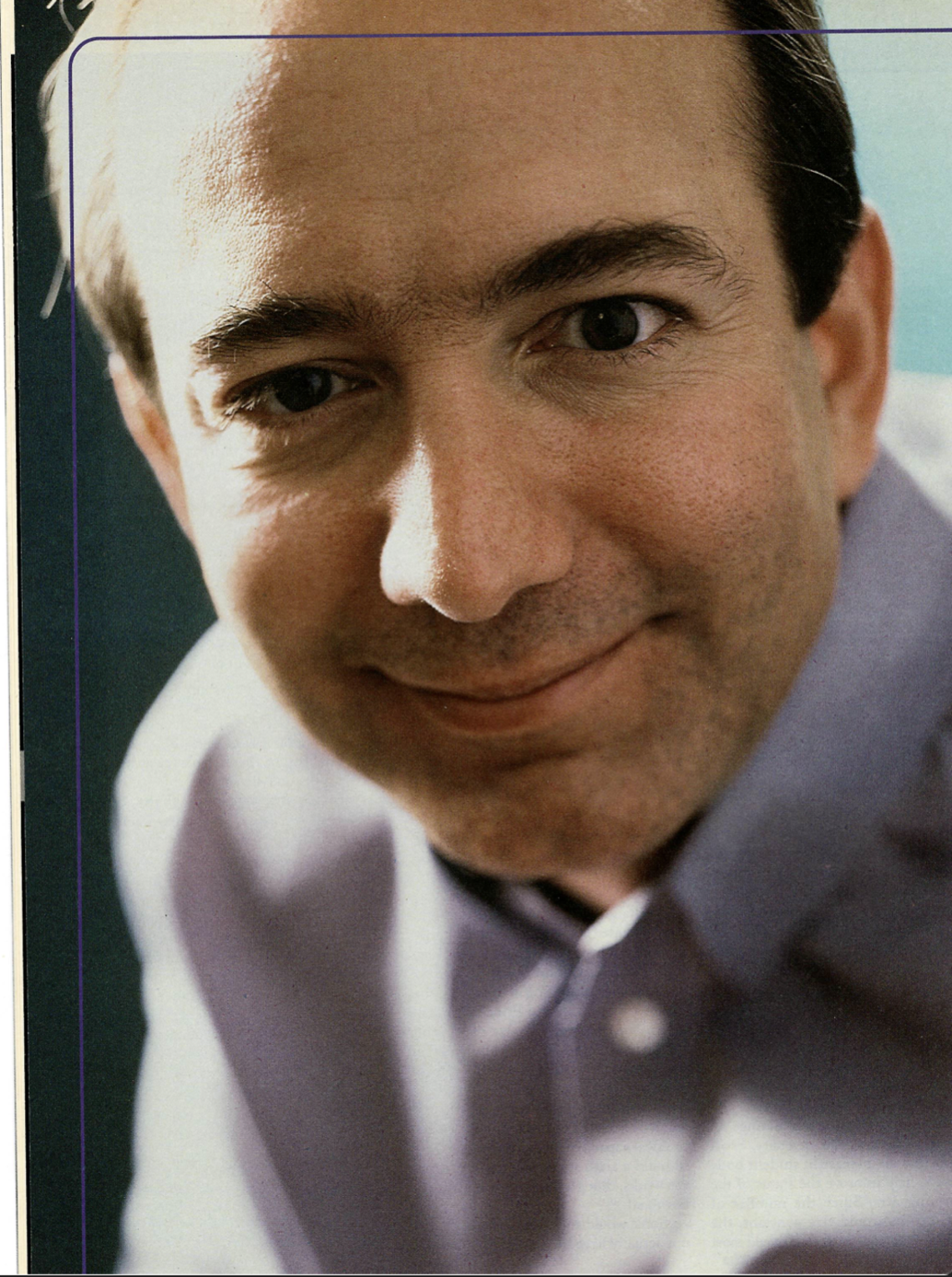Jeff Bezos ’86 looks straight into the camera