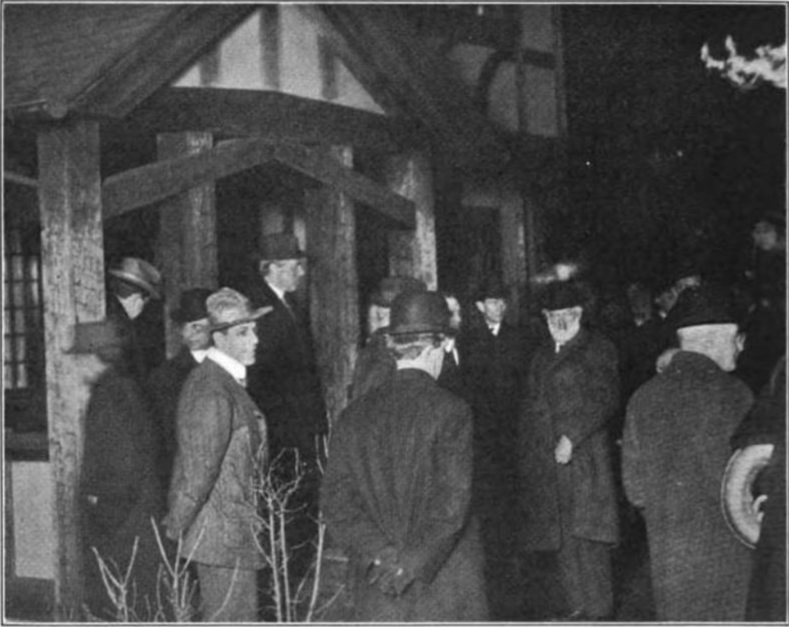 President Wilson receiving Loving Cup from citizens of Princeton.
