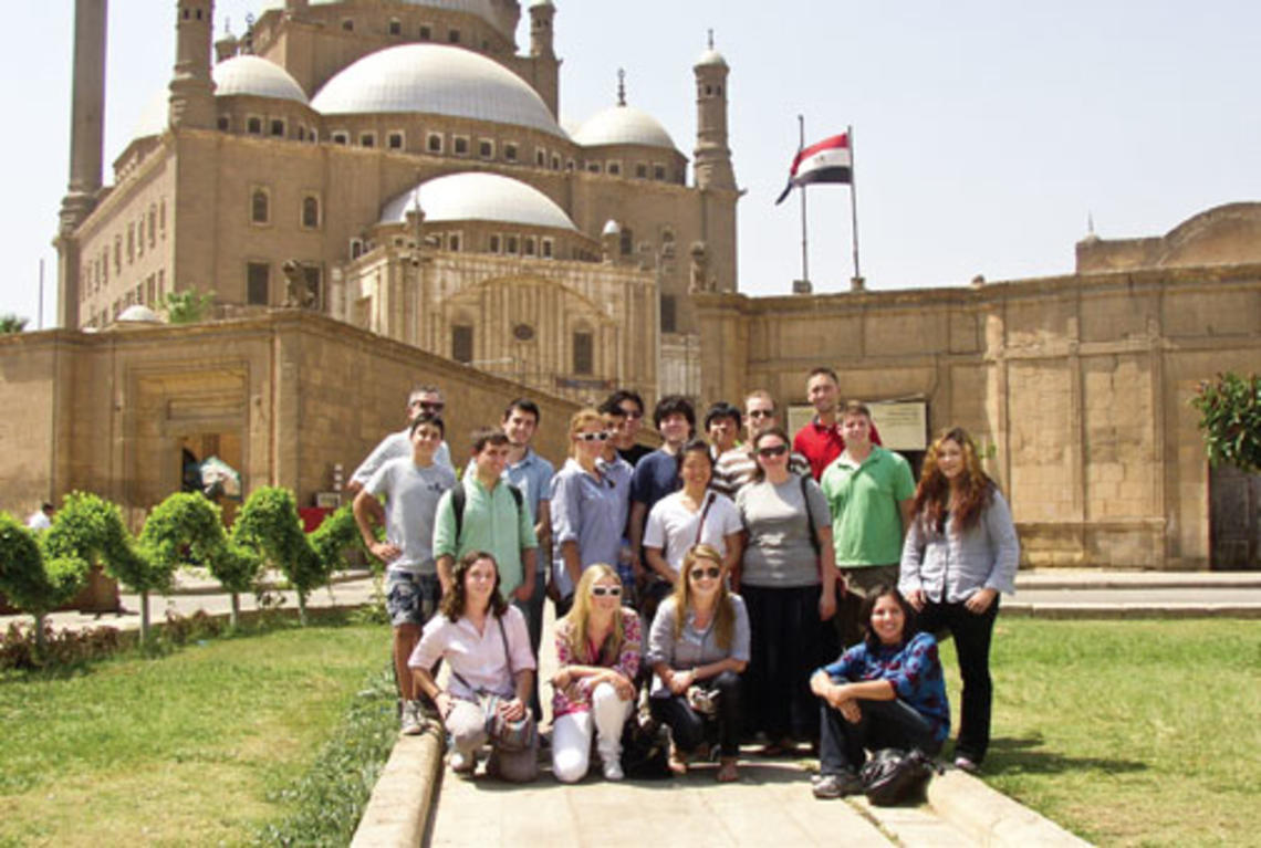 One of the highlights of the 2010 Global Seminar, “Islam, Empire, and Modernity: Turkey from the Caliphs to the 21st Century,” was a week in Cairo, where students visited the Muhammad Ali Mosque. 