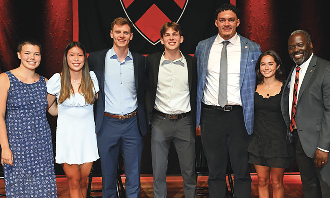 Attendees of the annual Gary Walters ’67 Princeton Varsity Club Awards Banquet 