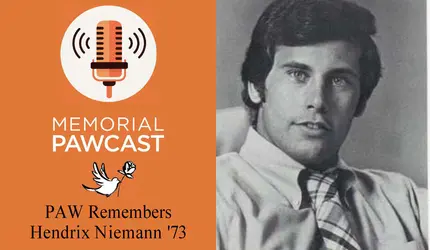 Remembering Hendrix Niemann ’73 Remembering Hendrix Niemann ’73