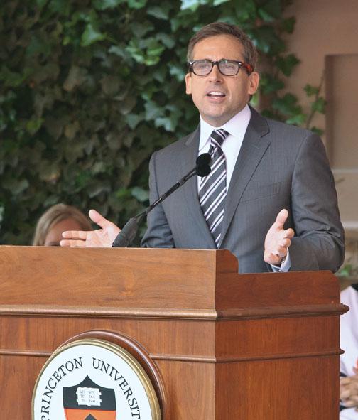 Actor Steve Carell:  Class Day speaker, film actor, and star of ­television’s The Office:   “When I was in college, if we didn’t know something, we didn’t Google it. We just made an educated guess. Or we made it up. We pretended that we knew, and