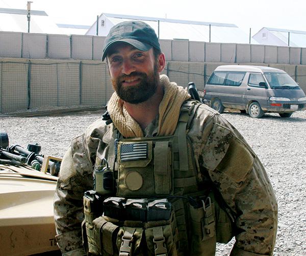 Cason during a deployment in Afghanistan