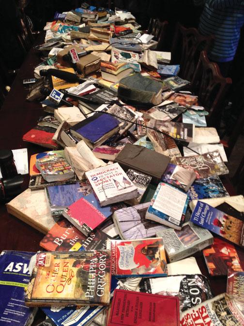 These books were among those carted away Nov. 15.