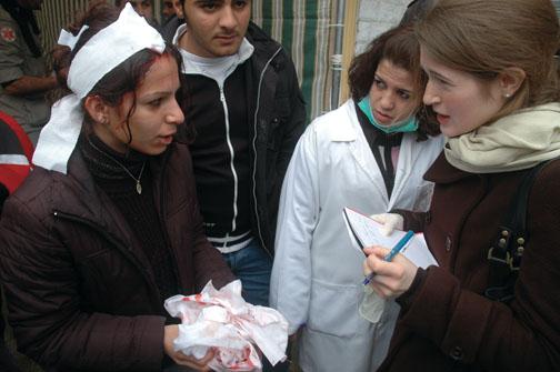 Katherine Zoepf ’00, right: Nabatiyeh, Lebanon, 2007