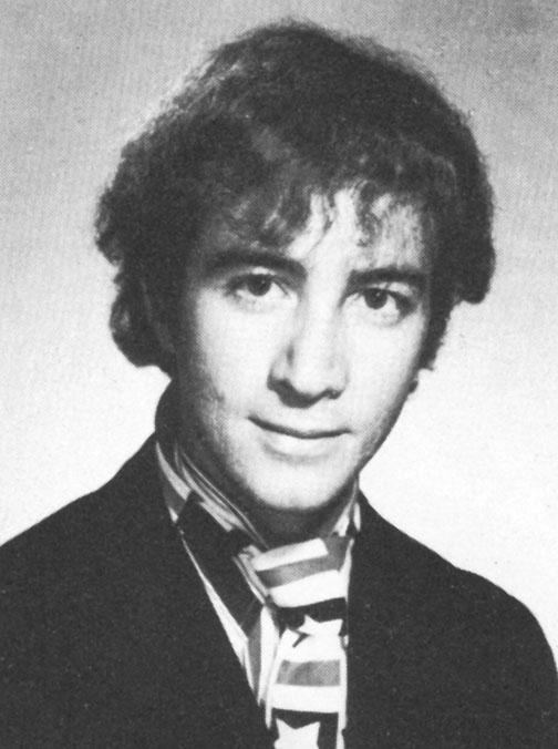 Daniels during his “wild-oats period,” pictured in the 1971 Nassau Herald.