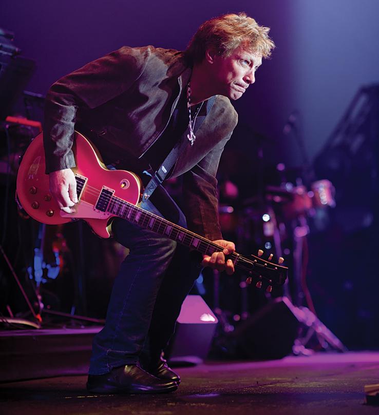 Bon Jovi rocks the crowd at Reunions in 2012.