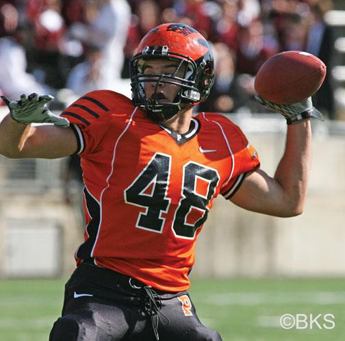 Tight end Harry Flaherty ’11