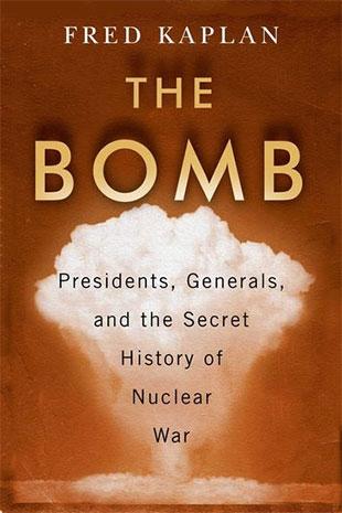 This is the book cover of "The Bomb," with a photo of an explosion.