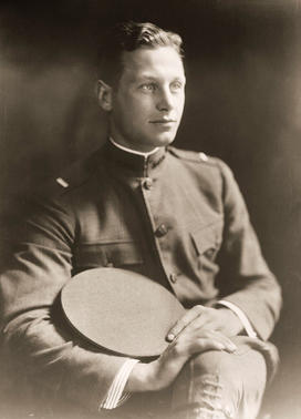 Captain Hobey Baker poses for a portrait.