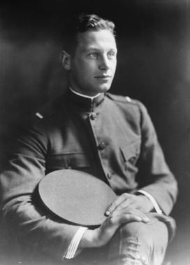 CaptainHobeyBaker2_1914_0.jpg Hobey Baker sits for a portrait.