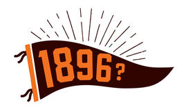 Princeton pennant with 1896 and a question mark