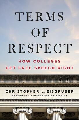 The cover of "Terms of Respect," with a photo of the top of a columned building.