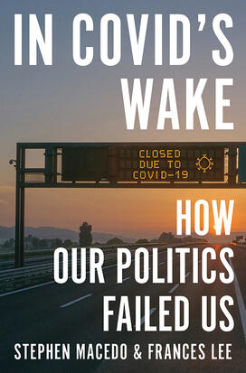 Covidswake_PUP.jpg The cover of "In Covid's Wake," featuring a photo of a highway sign that reads "Closed due to Covid-19."
