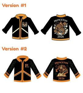 jacket-versions-from-email.jpg Two versions of a Princeton class of 2026 jacket, front and back view