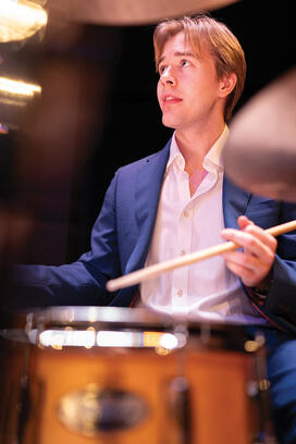 Ryder Walsh &rsquo;26 on drums