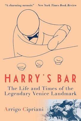 HarrysBAr.jpg The cover of "Harry's Bar" with a light sketch of a bartender.