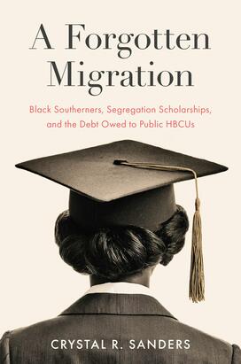 ForgottenMigration.jpg The cover of A Forgotten Migration, with an illustration of a head wearing a graduation cap.