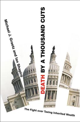 DeathByAThousandCuts.jpg A book cover illustrated with a photo of the Capitol building in Washington, D.C., cut into five slices.