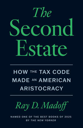 SecondEstate.jpg The cover of "The Second Estate," with green and blue writing on a black background..